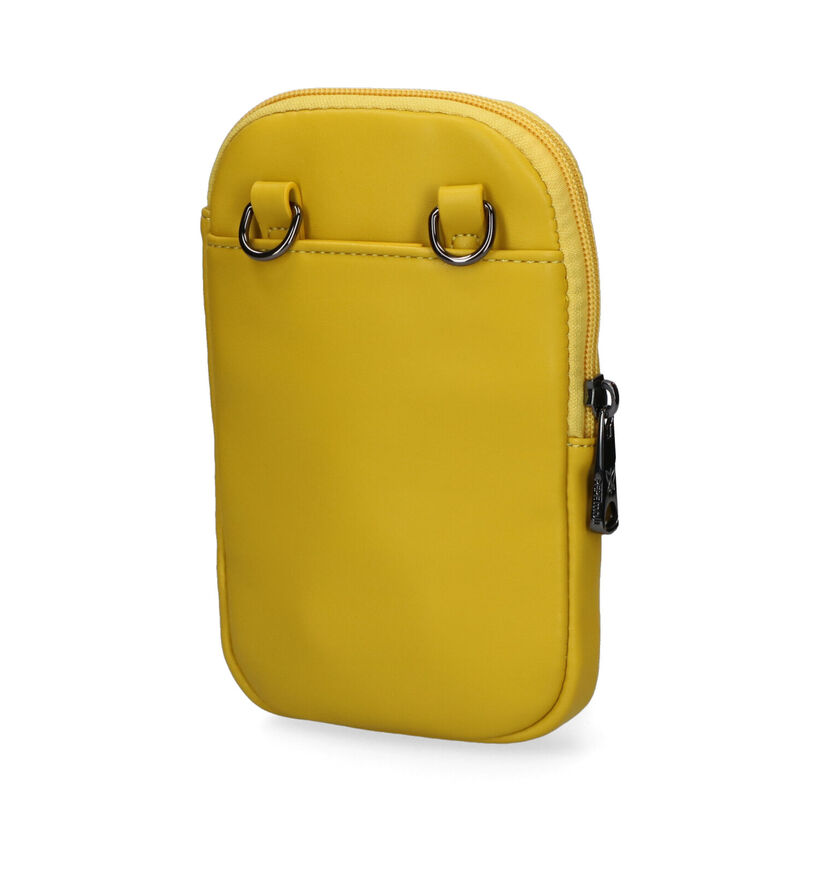 Pepe Moll Pochette pou téléphone portable en Jaune en simili cuir (310904)