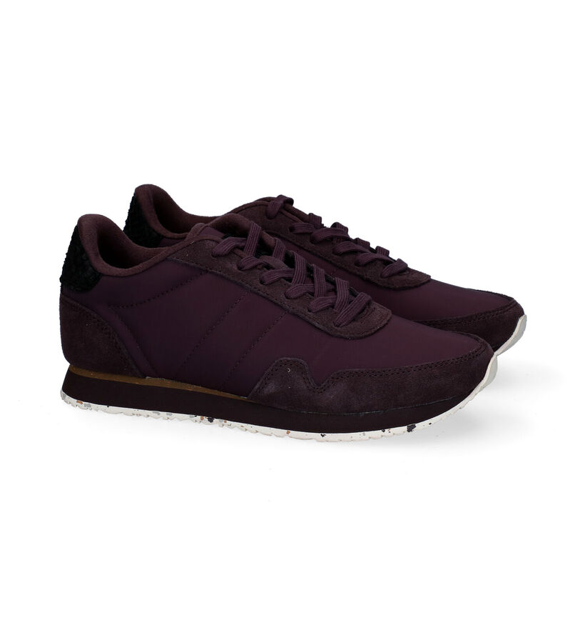 Woden Nora Baskets en Cognac pour femmes (294608) - pour semelles orthopédiques