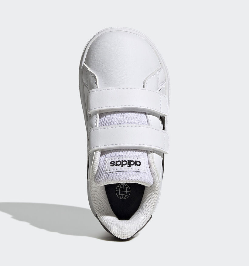 adidas Grand Court 2.0 Witte Sneakers voor jongens, meisjes (352951)