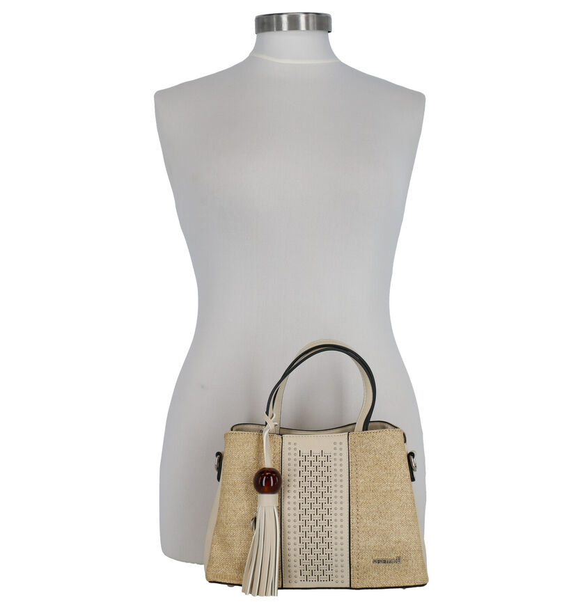 Pepe Moll Beige Handtas in stof (274740)