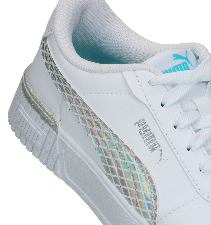 Puma Carina 2.0 Mermaid Witte Sneakers voor meisjes (318767) - geschikt voor steunzolen