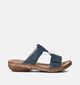 Rieker Blauwe Slippers voor dames (354943)