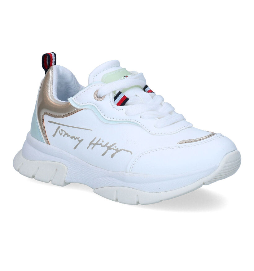 Tommy Hilfiger Witte Sneakers voor meisjes (303909) - geschikt voor steunzolen