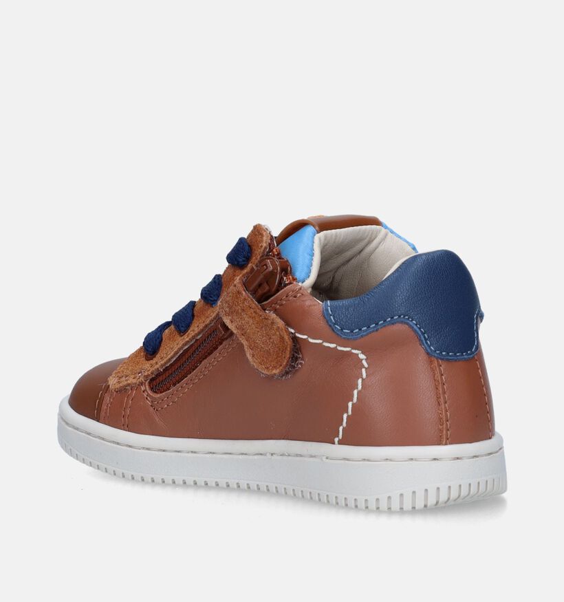 STONES and BONES Nepo Cognac Babyschoenen voor jongens (340003) - geschikt voor steunzolen