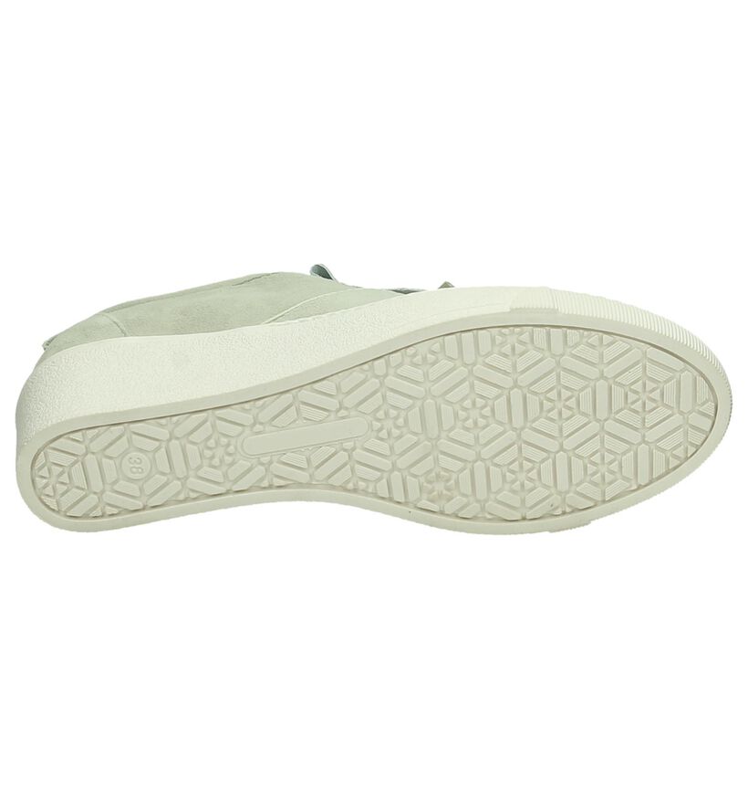 Via Roma Chaussures slip-on en Beige clair en daim (190262)