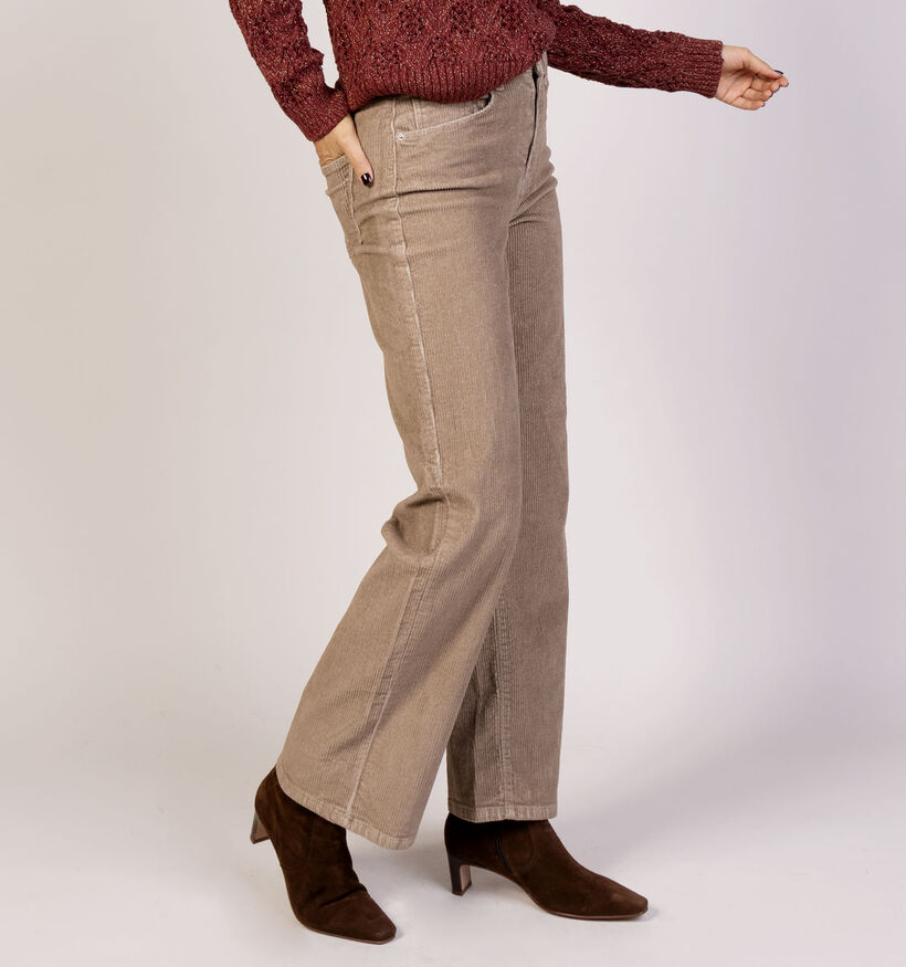 Vero Moda Tessa Corduroy Lichtbruine Broek L32 voor dames (364549)