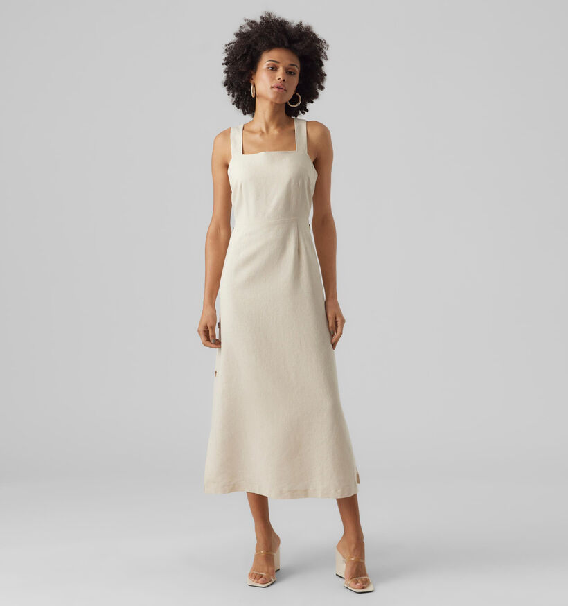 Vero Moda Ryle Robe en Beige (327040)