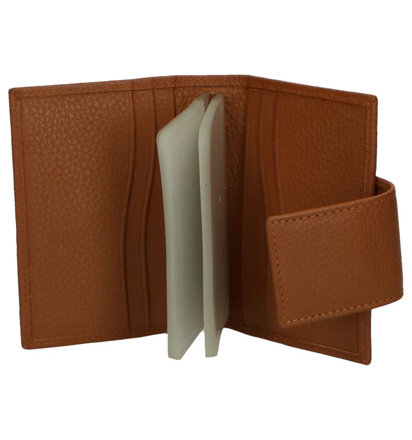 Crinkles Porte-cartes en Marron en cuir (263713)