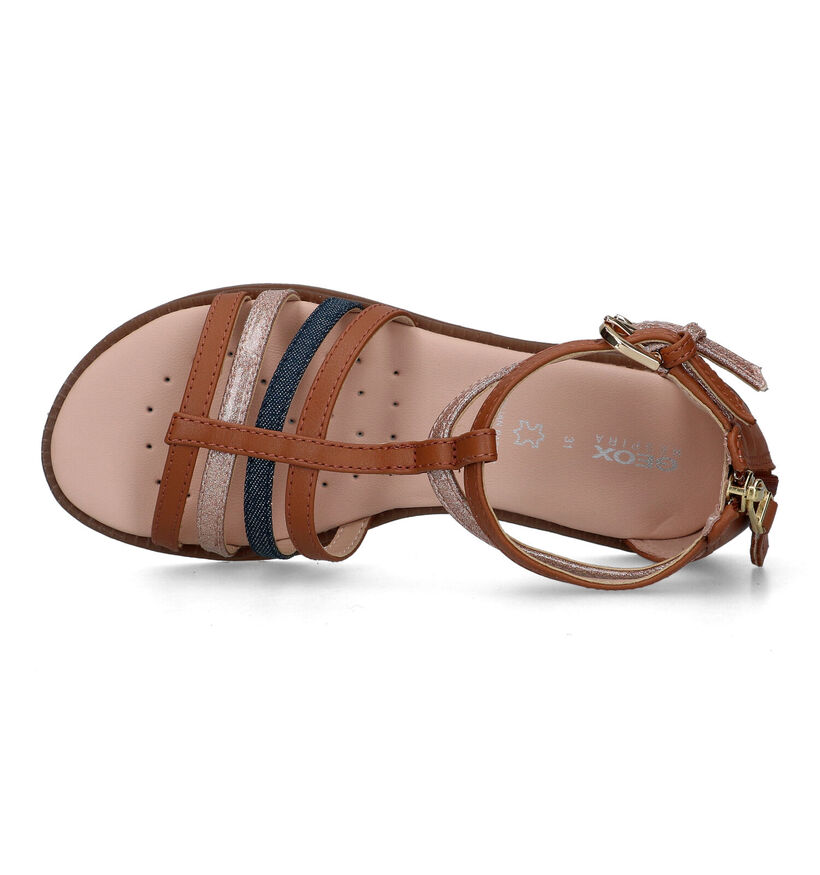 Geox Karly Sandales en Noir pour filles (356431)