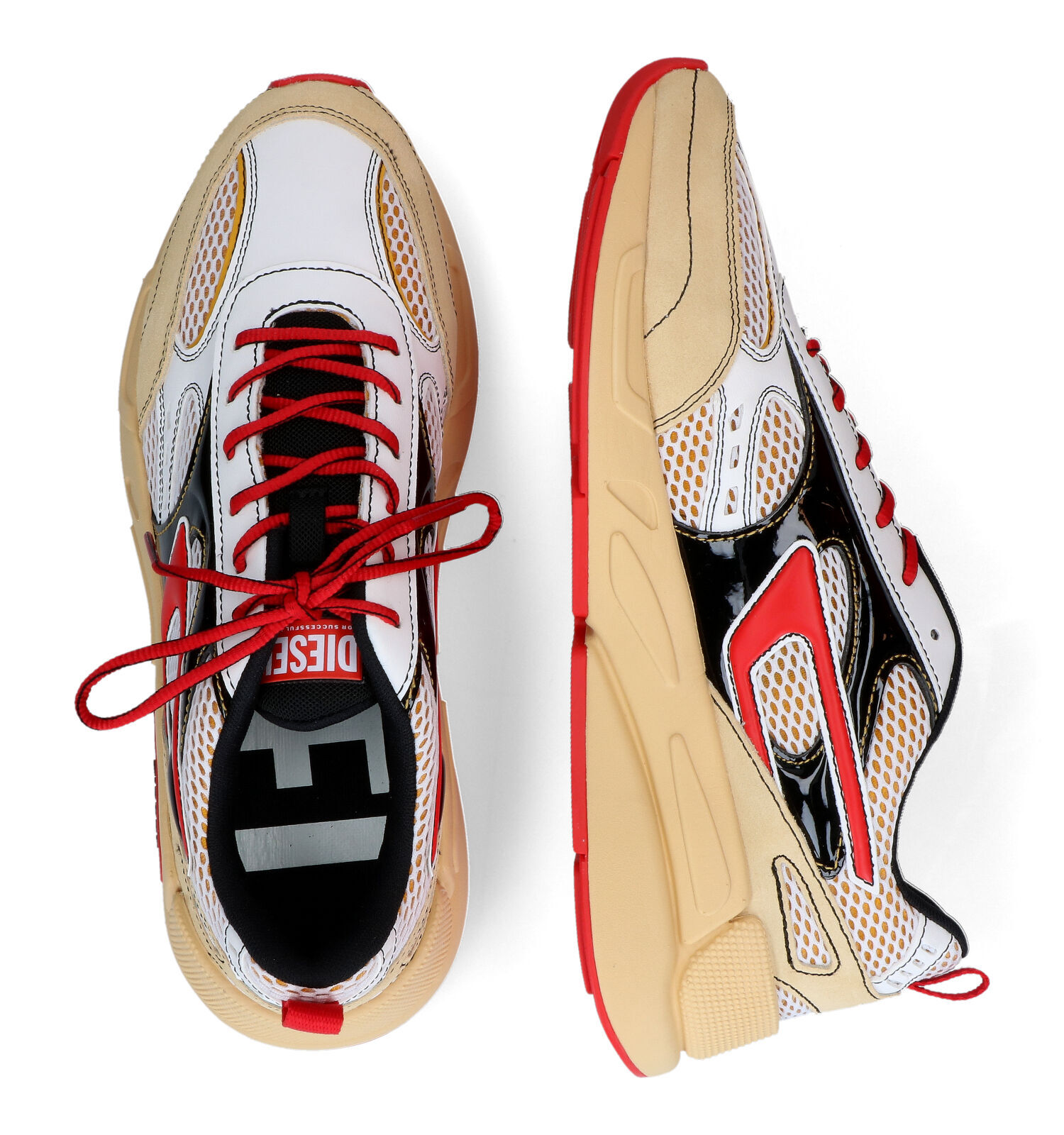 Diesel S Serendipity Beige Sneakers | Heren Sneakers | Online op TORFS.BE