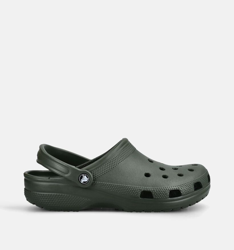 Crocs Classic Claquettes en Vert pour hommes (370918)