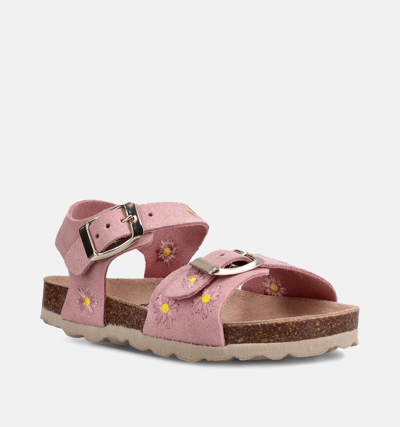 Little David Embroidery Roze Sandalen voor meisjes (369845)