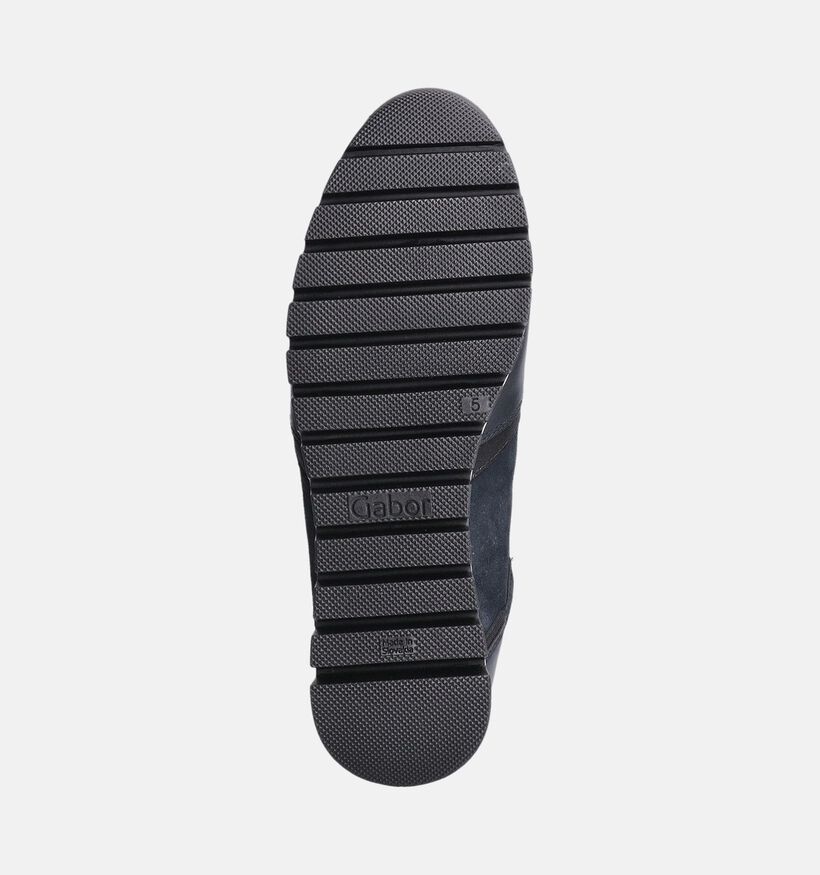 Gabor Donkerblauwe Veterschoenen voor dames (360299) - geschikt voor steunzolen