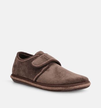 Torfs Home Pantoffels Zwart/Bruin