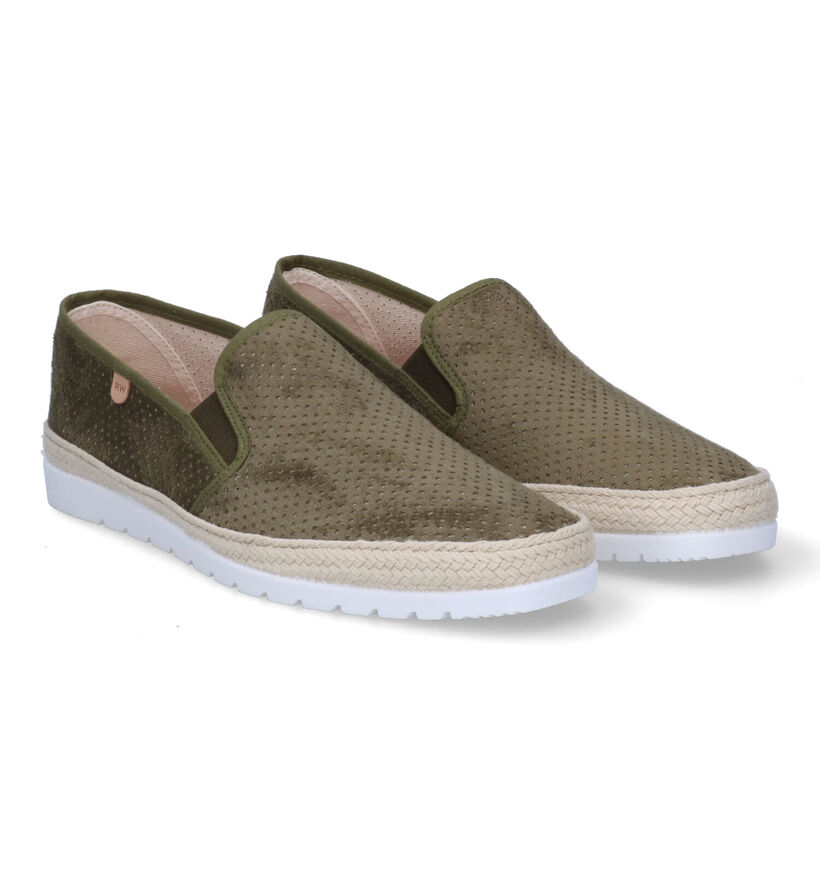 River Woods Dorian Chaussures slip-on en Vert pour hommes (307298)