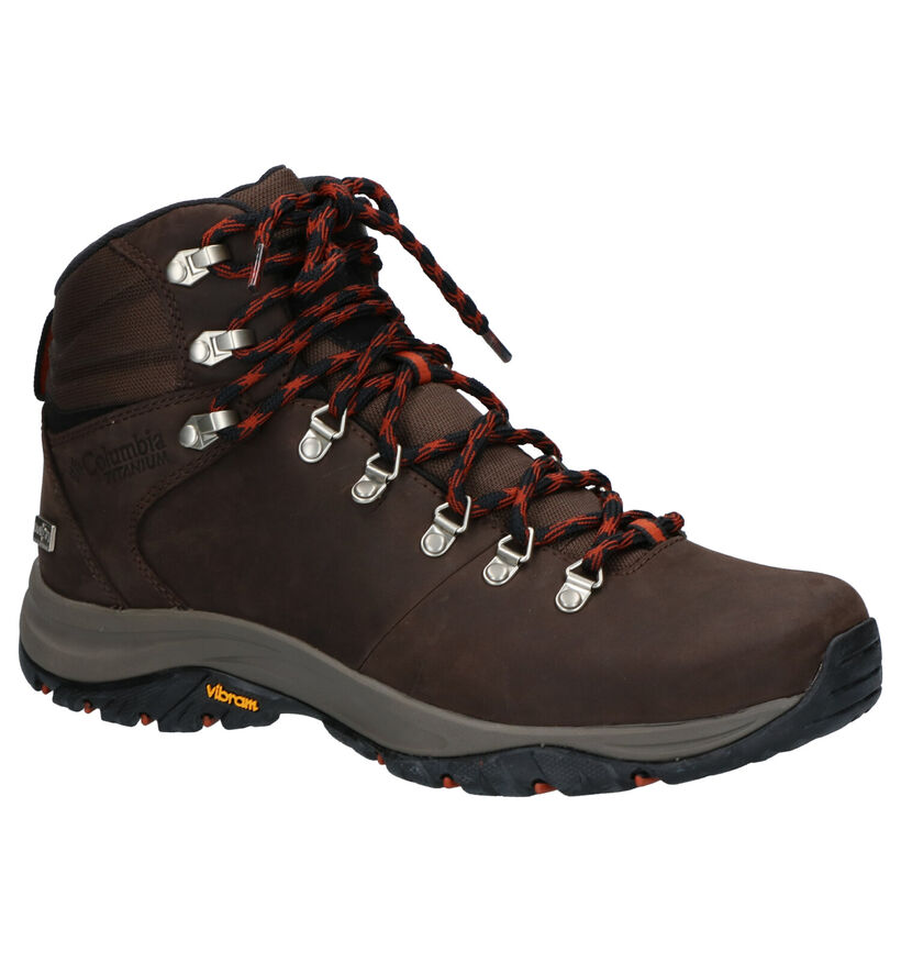 Columbia Titanium Outdry Wandelschoenen Bruin in leer (252843)