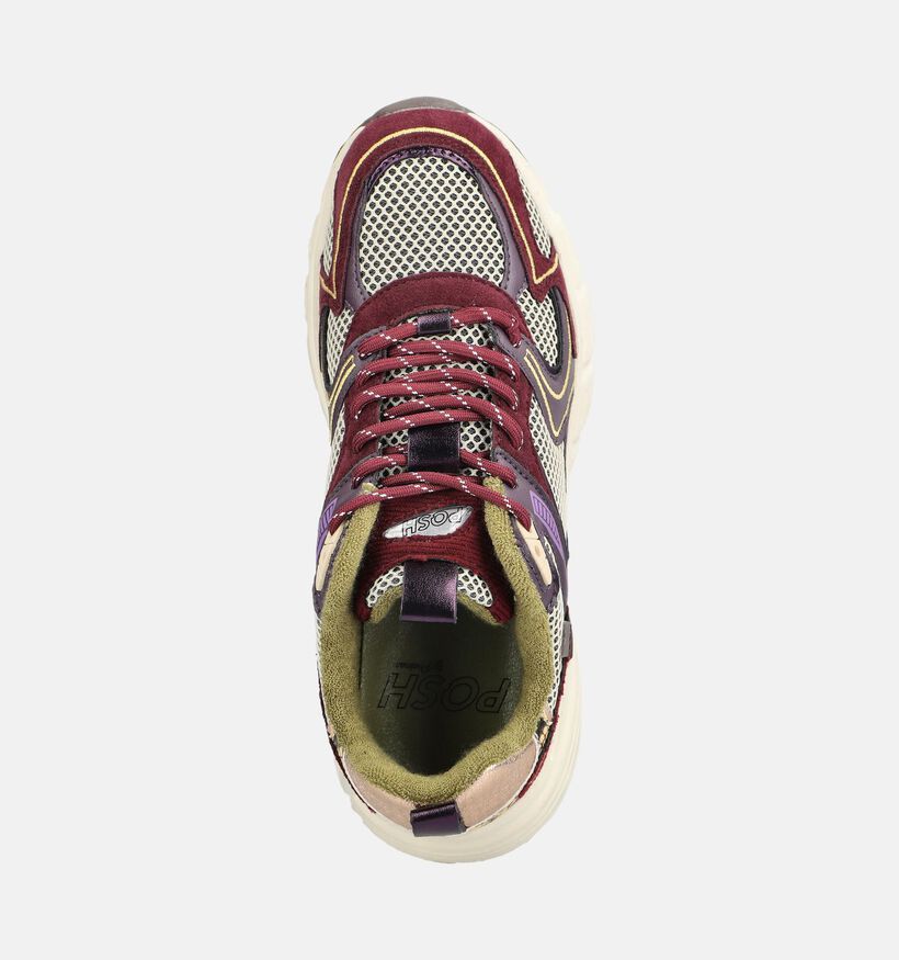Posh by Poelman Rode/Multi Sneakers voor dames (378632) - geschikt voor steunzolen