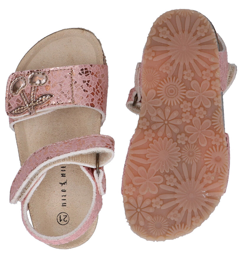 Milo & Mila Roze Sandalen in kunstleer (287631)