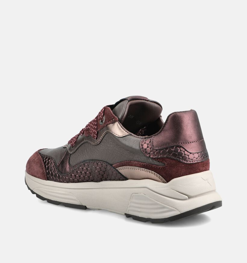 Xsensible Rainbow Bordeaux Sneakers voor dames (379019) - geschikt voor steunzolen