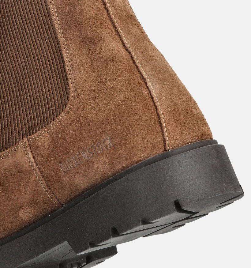 Birkenstock Highwood Mid Bottines Chelsea en Marron pour hommes (360276) - pour semelles orthopédiques