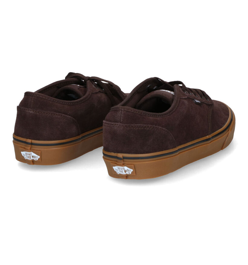 Vans Atwood Baskets de skate en Vert khaki pour hommes (337018)