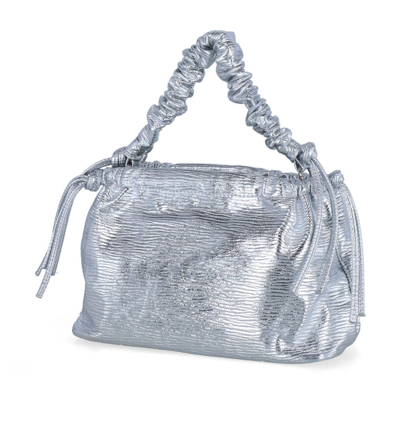 Hvisk Arcadia Vegan Sac à main en Argent en simili cuir (301023)