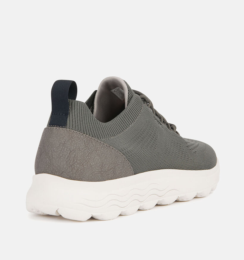 Geox Spherica Kaki Veterschoenen voor heren (353837) - geschikt voor steunzolen