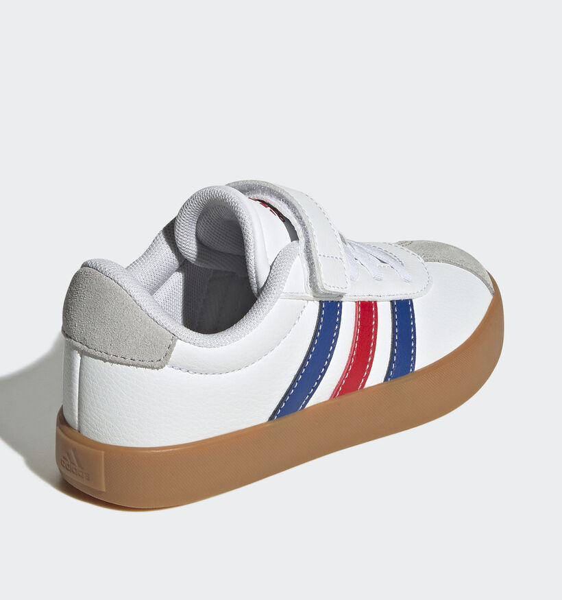adidas VL Court 3.0 Witte Sneakers voor jongens, meisjes (359695) - geschikt voor steunzolen