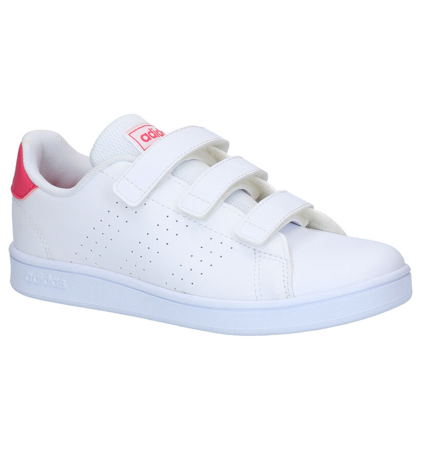 adidas Advantage C Baskets en Blanc pour filles (319539) - pour semelles orthopédiques