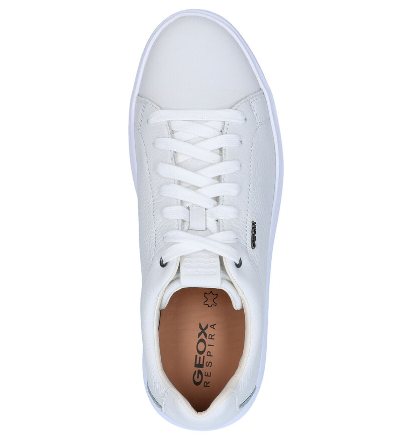 Geox Chaussures basses en Blanc en cuir (270023)