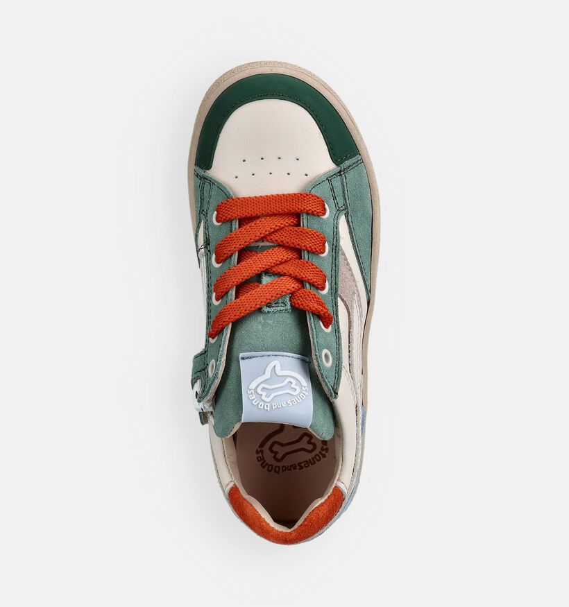 STONES and BONES Logik Witte Sneakers voor jongens (369641) - geschikt voor steunzolen