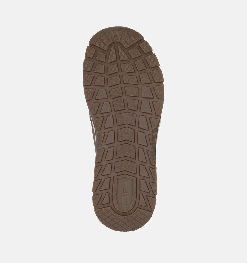 Rieker Bruine Veterschoenen voor heren (351308) - geschikt voor steunzolen