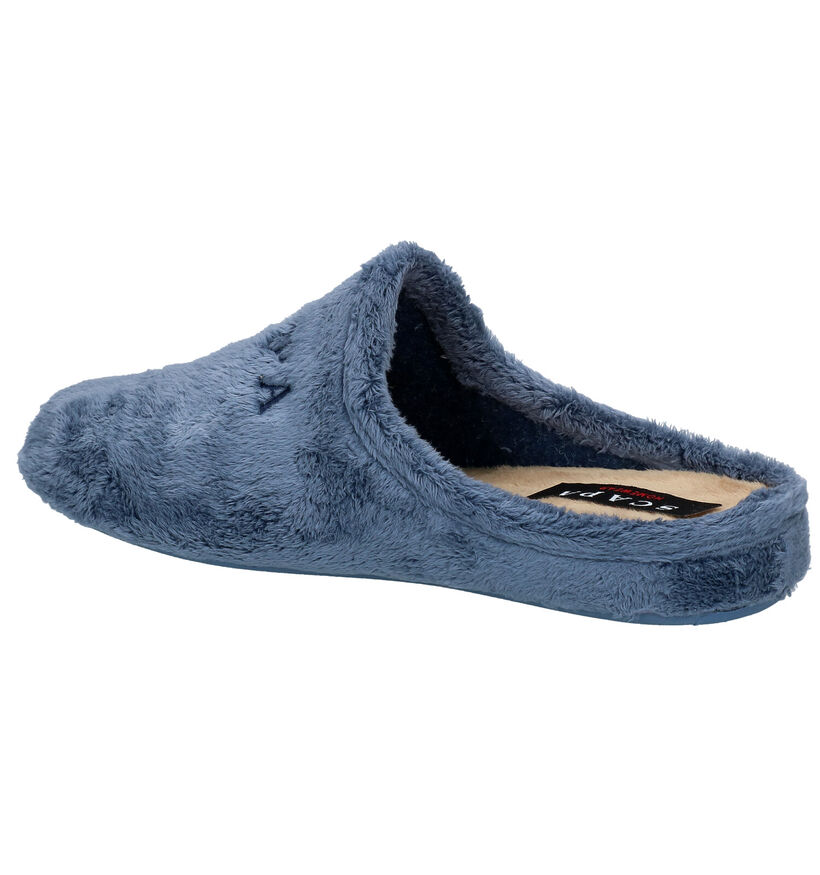 Scapa Blauwe Pantoffels voor dames (332648)