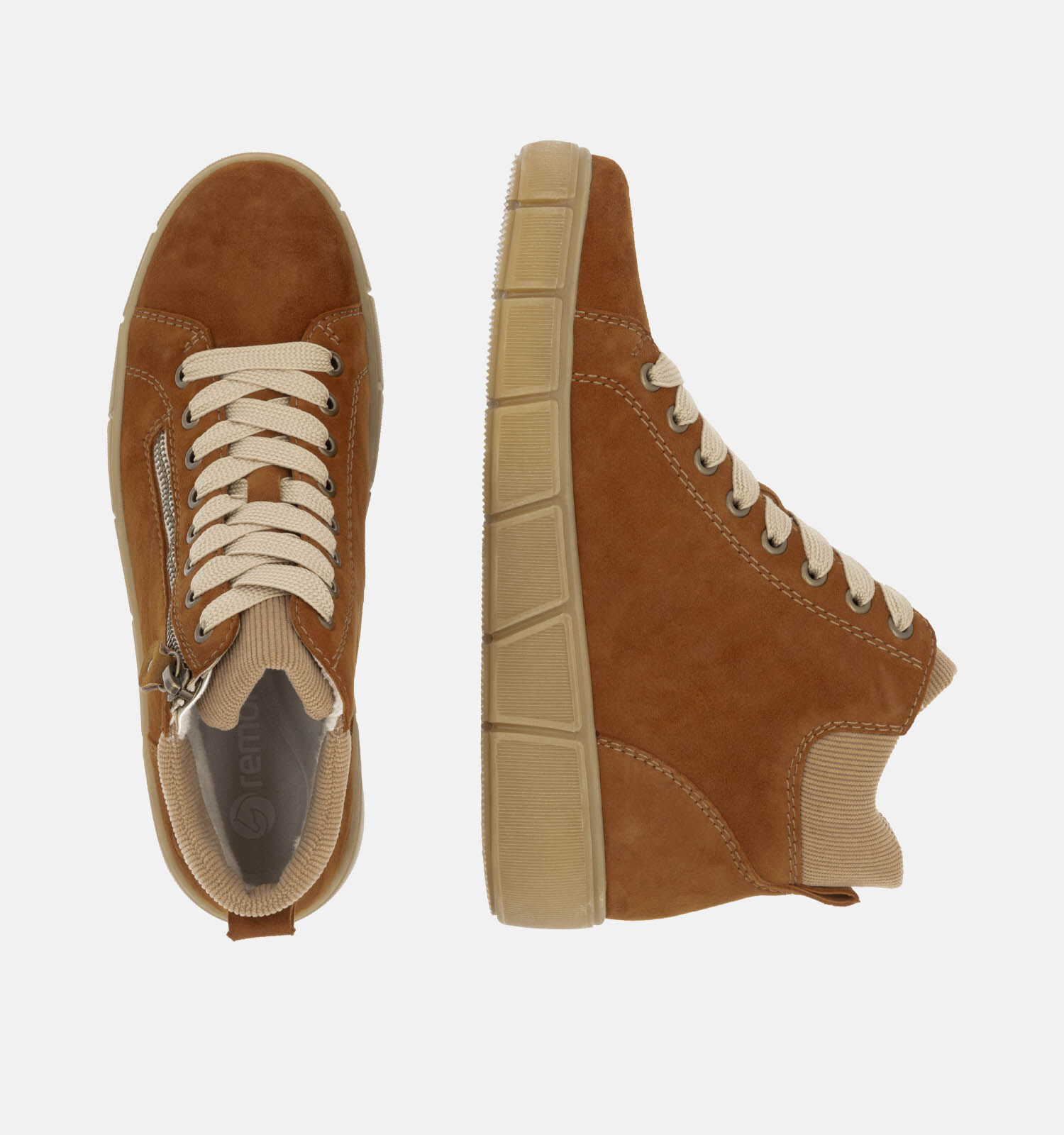 Remonte Bruine Hoge sneakers Dames Sneakers Online op TORFS.BE