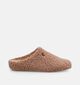 Scapa Bruine Teddy Pantoffels voor dames (380850) - geschikt voor steunzolen