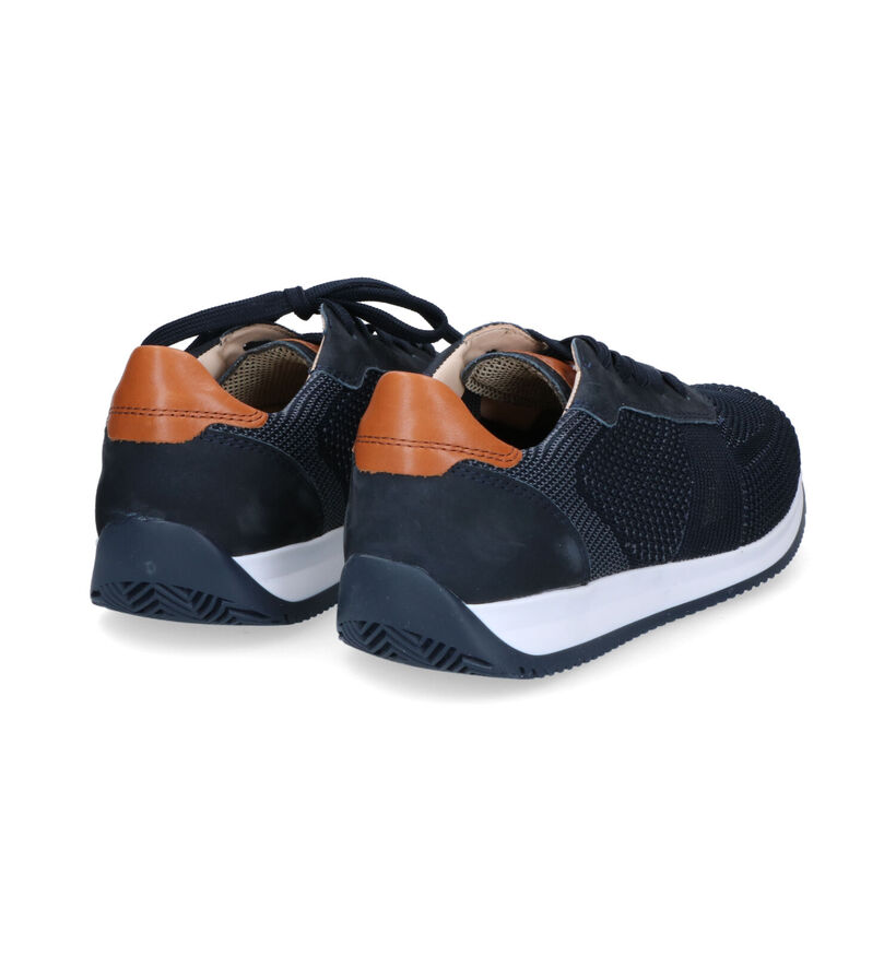 Ara Lisboa Fusion4 Chaussures à lacets en Bleu en daim (307711)