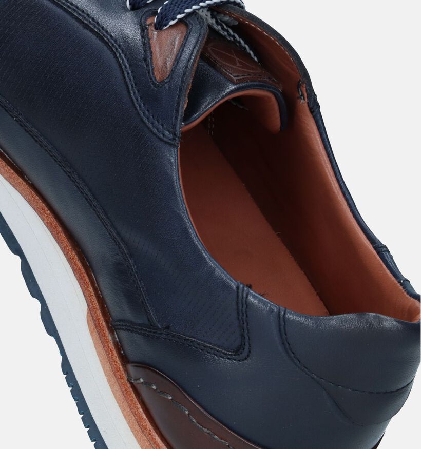Ambiorix Icarius Blauwe Veterschoenen voor heren (327720) - geschikt voor steunzolen