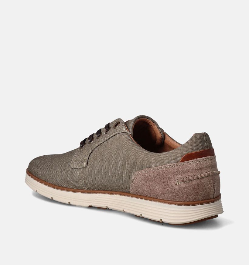 La Strada Chaussures à lacets en Taupe pour hommes (358361) - pour semelles orthopédiques