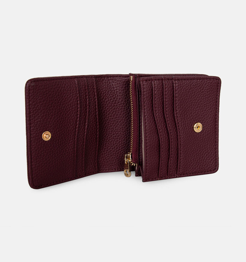 Laurent David Bordeaux Portemonnee met Rits voor dames (381588)