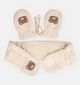 Little David Teddy Bear Beige Winterset (Sjaal en Wanten) voor jongens, meisjes (382977)