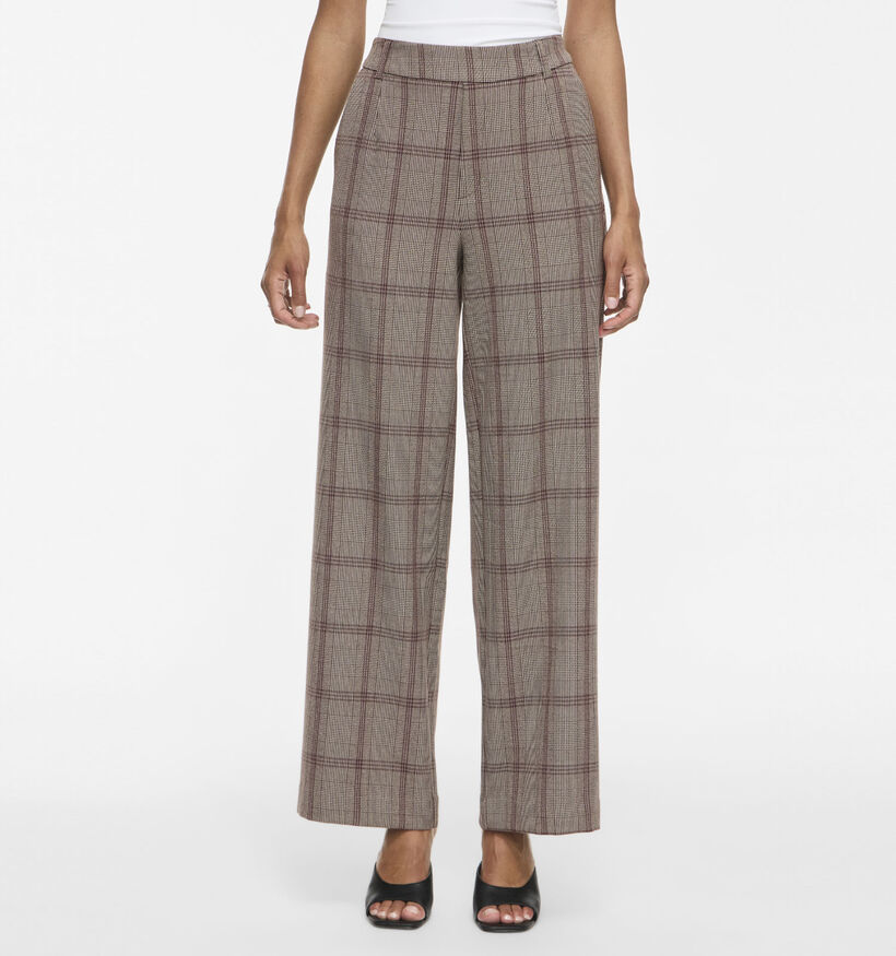 Vila Varone Pattern Port Royale Bruine Broek voor dames (378442)