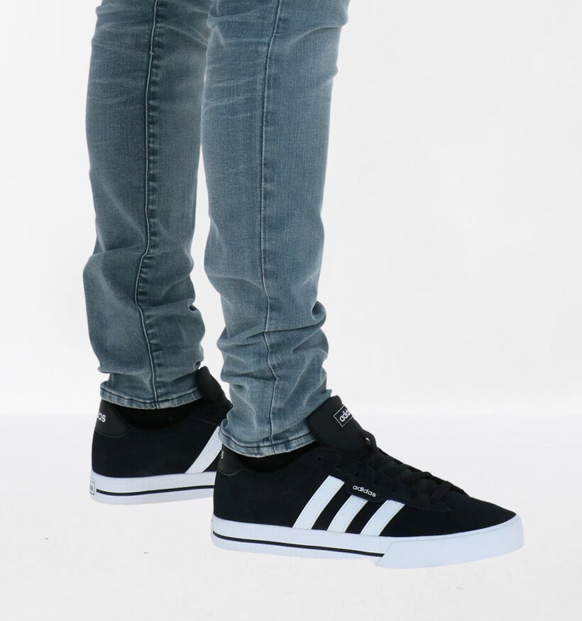 adidas Daily 3.0 Zwarte sneakers voor heren (326304) - geschikt voor steunzolen