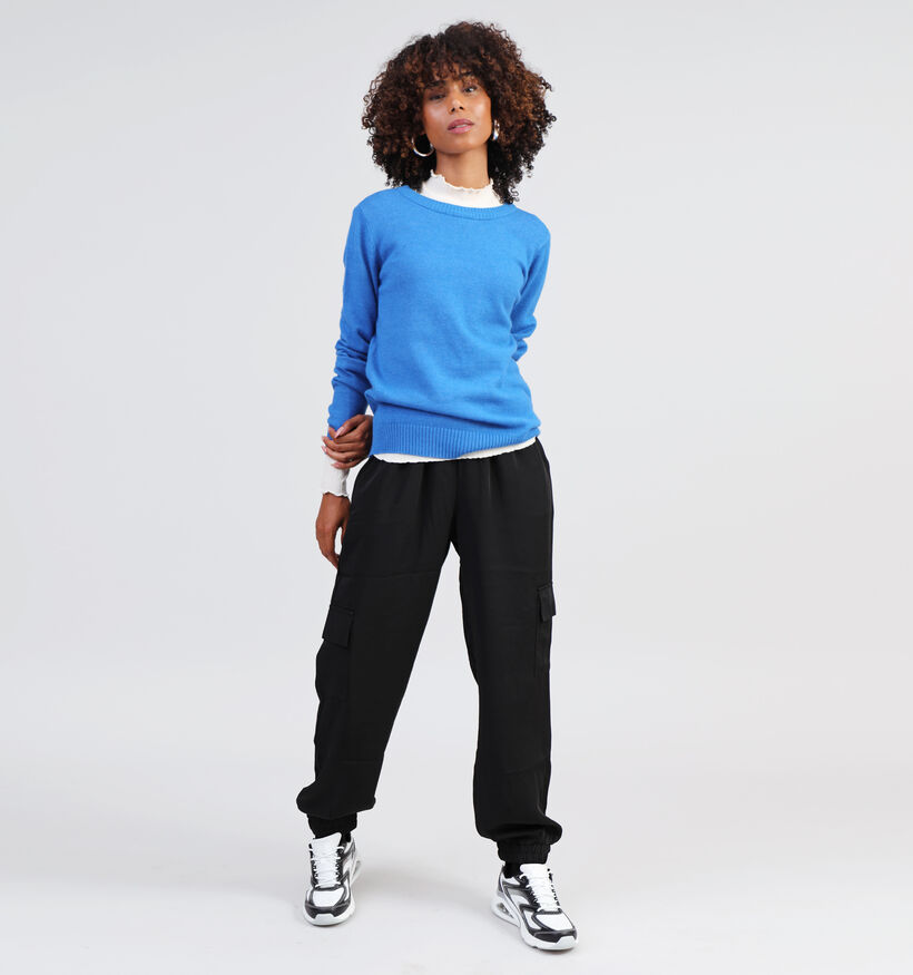 Vila Ril Pull en tricot en Bleu pour femmes (328850)