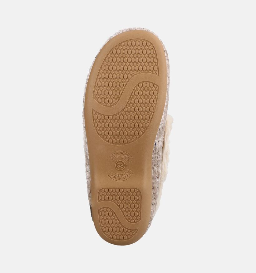 Torfs Home Beige Gesloten Pantoffels voor dames (380873) - geschikt voor steunzolen