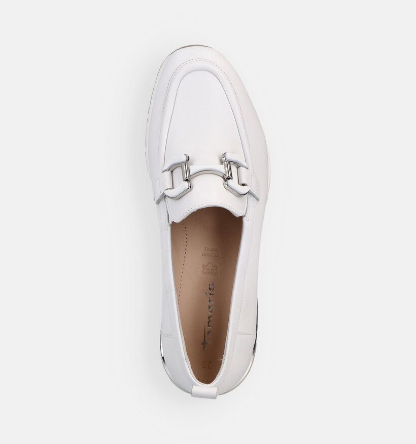 Tamaris Witte Loafers voor dames (367677) - geschikt voor steunzolen