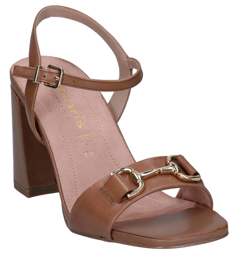 Tamaris Zwarte Sandalen in leer (289425)