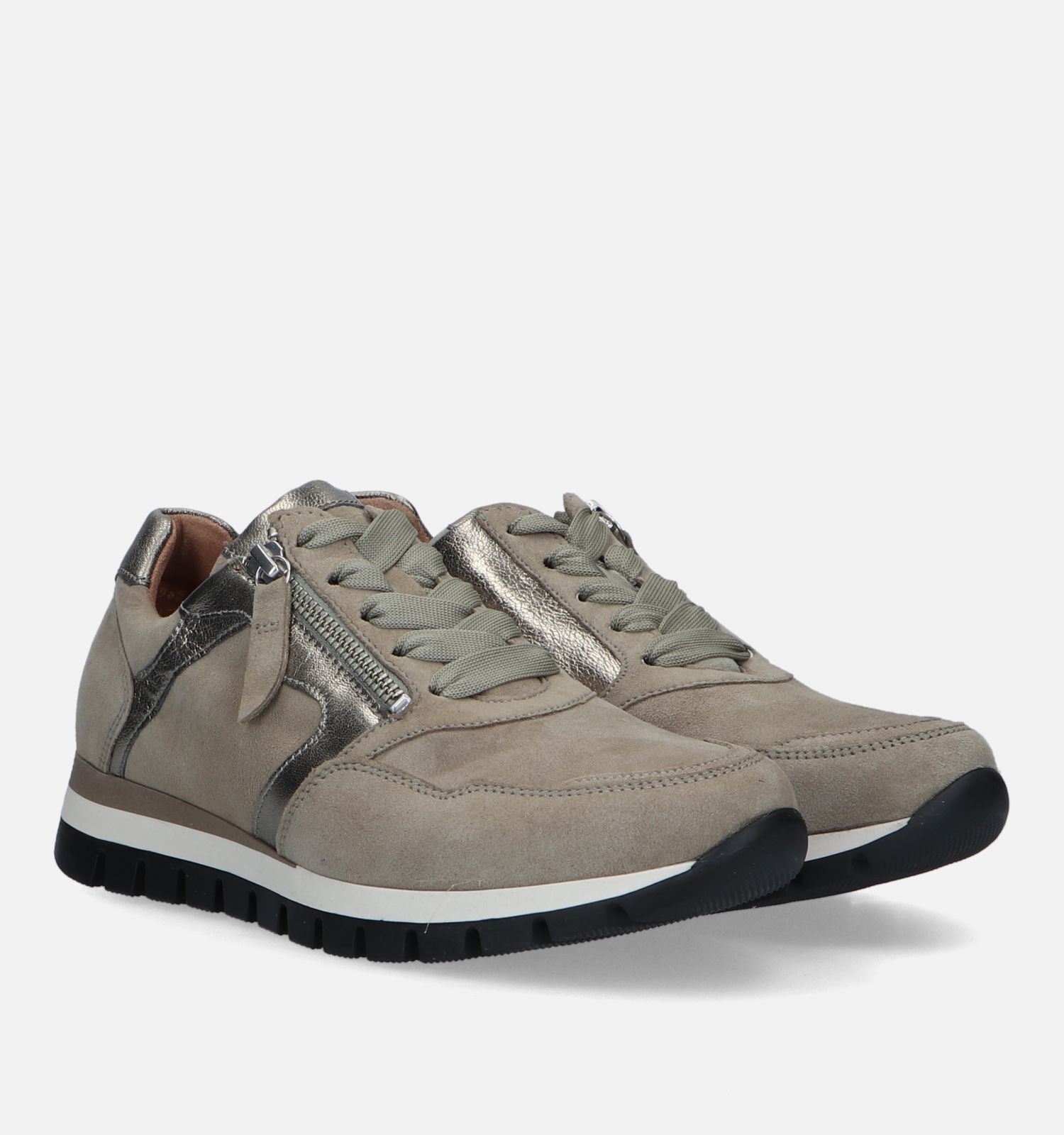 Gabor OptiFit Kaki Sneakers Dames Sneakers Online op TORFS.BE