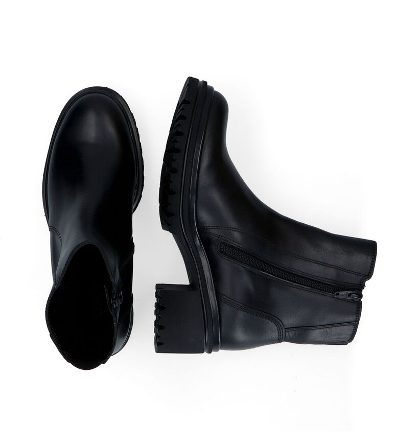 Gabor Best Fitting Bottillons en Noir en cuir (297249)