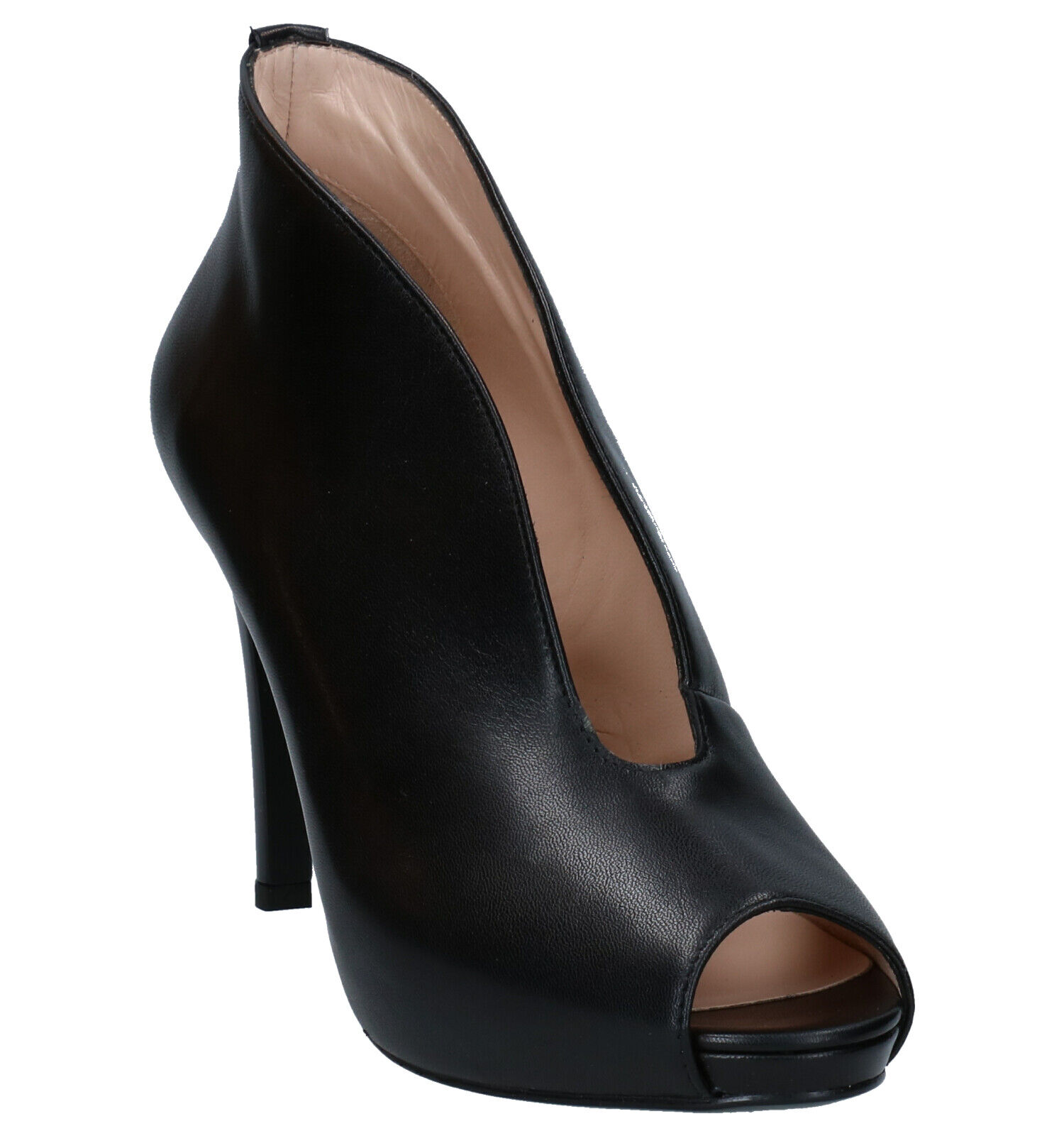 NeroGiardini Zwarte Peeptoe Pumps Dames Pumps Online op TORFS.BE