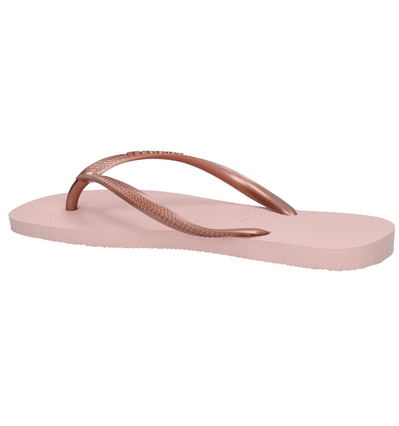 Havaianas Slim Gouden Teenslippers in kunststof (275874)